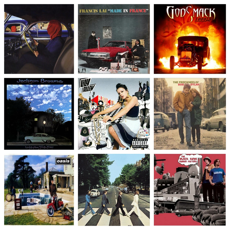 Illustration for article titled Cars on Album Covers